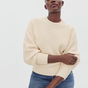 Everlane Contrast Stitch Sweater